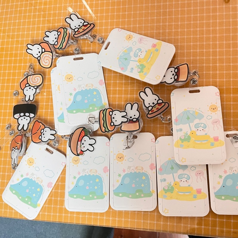 Kawaii Tech Accessories - Porta Badge Retrattile Kawaii Miffy con